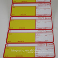 Custom adhesive paper printing thermal transfer sticker labels in roll